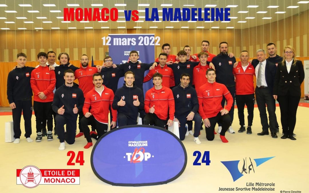 Top 12 gym – 12 Mars 2022 : L’étoile de Monaco vs La Madeleine