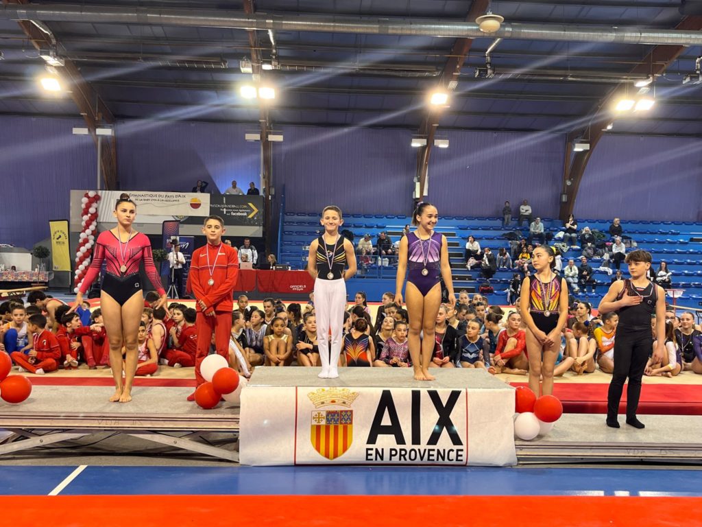 Gym club Monaco Individual Inter-departmental Championship 2024 in Aix en Provence 