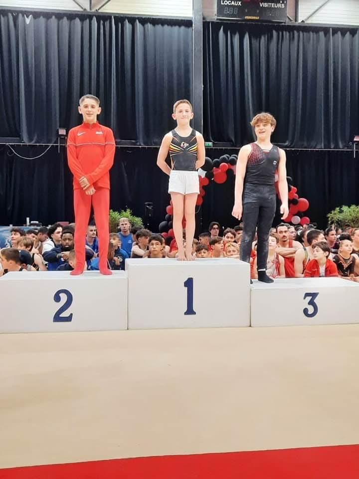 Championnat régional individuel à Nice 2024 Podium Gym