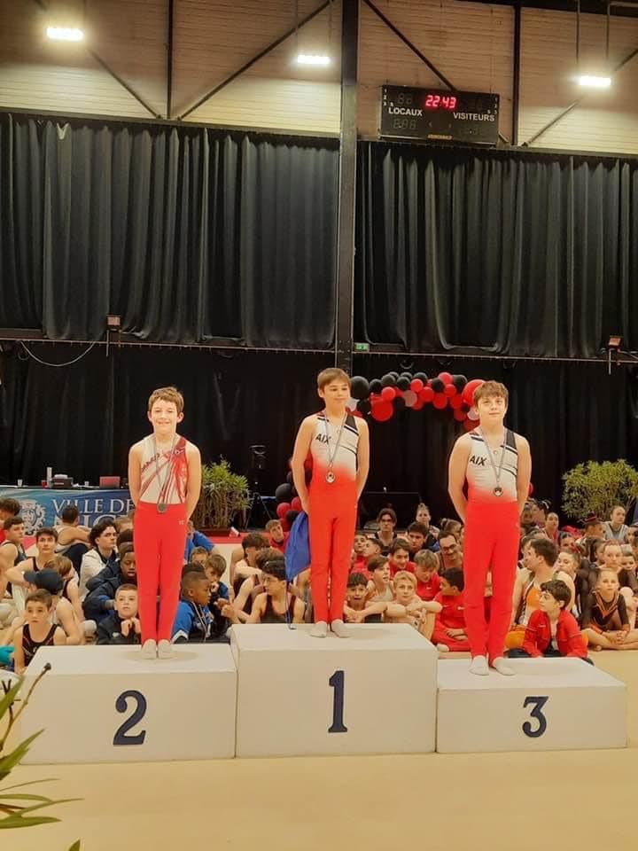 Championnat régional individuel à Nice 2024 Podium