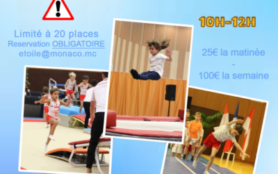 Stage de trampoline vacances d’été 2025